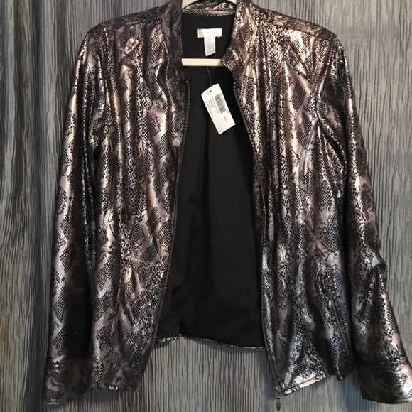 Chico’s Python Jacket - Picture 6 of 9